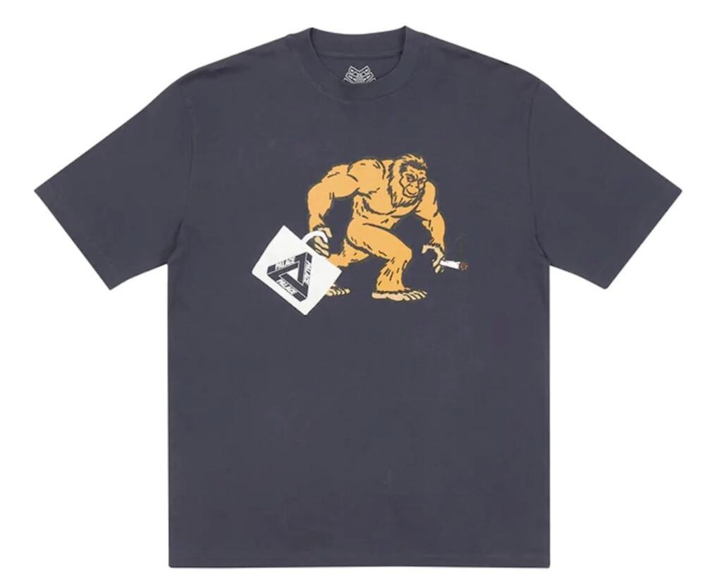 Palace Big Zoot Bigfoot Sasquatch T-Shirt Navy Size XL